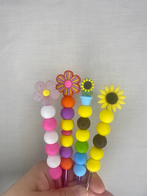 Flower custom beaded hook