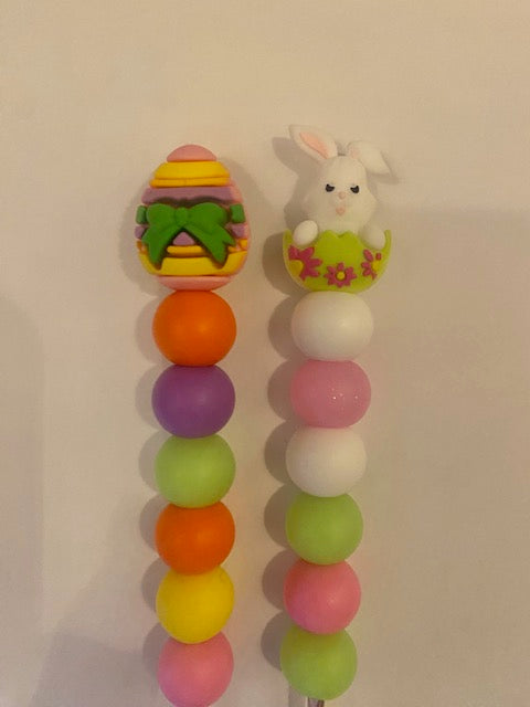 Easter custom beaded crochet hook