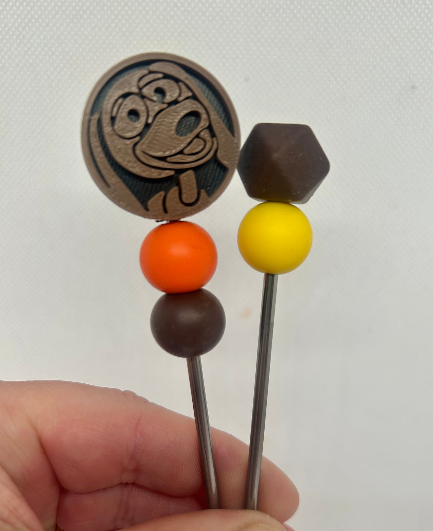 Slinky dog Amigurumi sticks