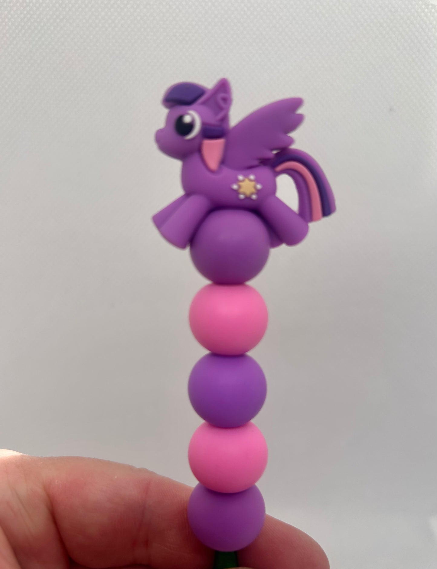Pony Custom beaded crochet hook