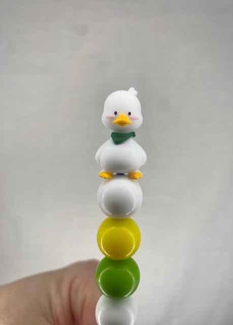 Duck custom beaded crochet hook
