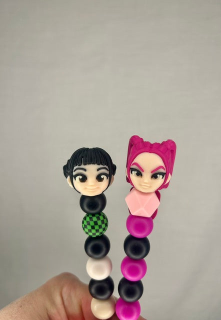 Kpop custom beaded crochet hook