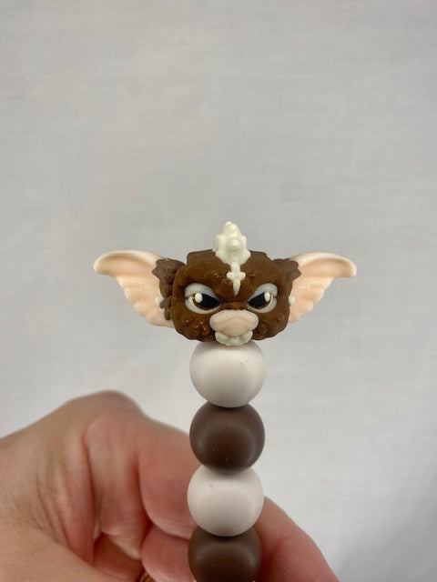 Stripe custom beaded crochet hook