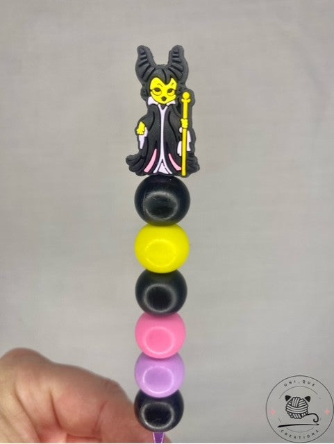 Witch custom beaded crochet hook