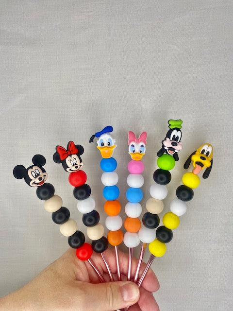 Disney custom beaded crochet hook