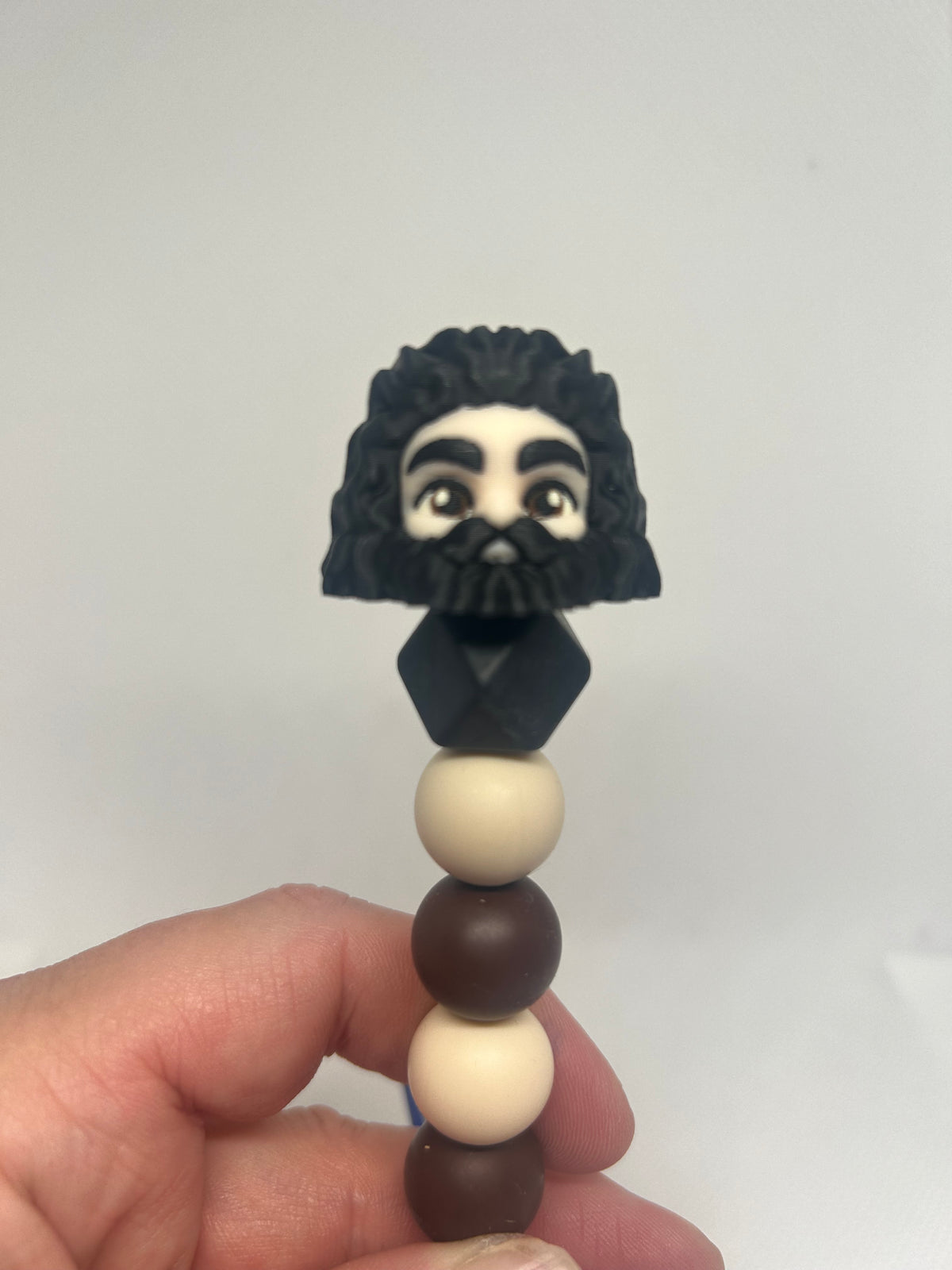 Hagrid custom beaded crochet hook