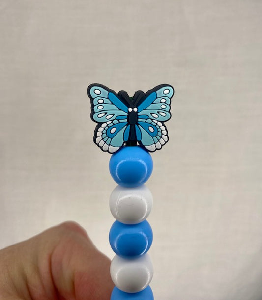 Butterfly custom beaded crochet hook