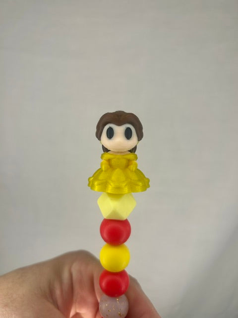 Beauty and the Beast custom beaded crochet hooks ( Pre order)
