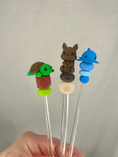 Crocheted Animal stuffing stick