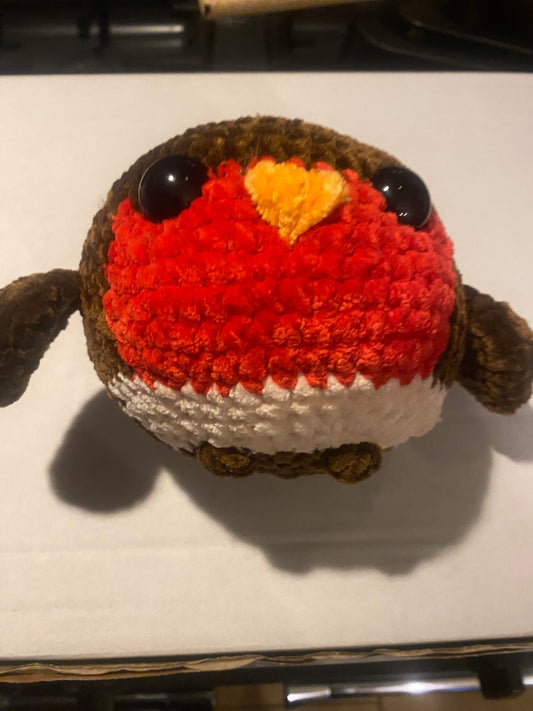 Robbie the robin Plushie
