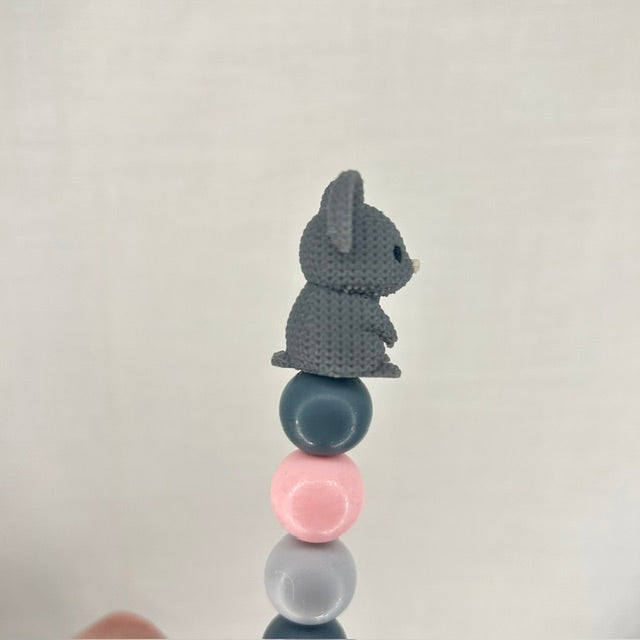 Crochet effect Mouse custom beaded crochet hook