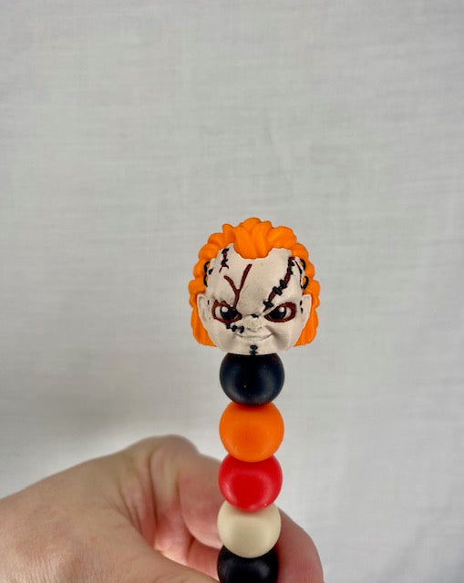 Chucky custom beaded crochet hook