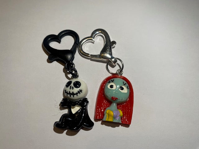 Jack and Sally stitch markers