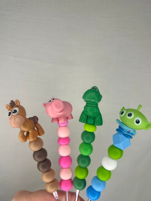 Toy story custom beaded crochet hook
