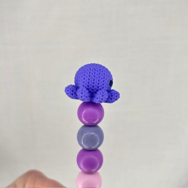 Crochet effect Octopus custom beaded crochet hook
