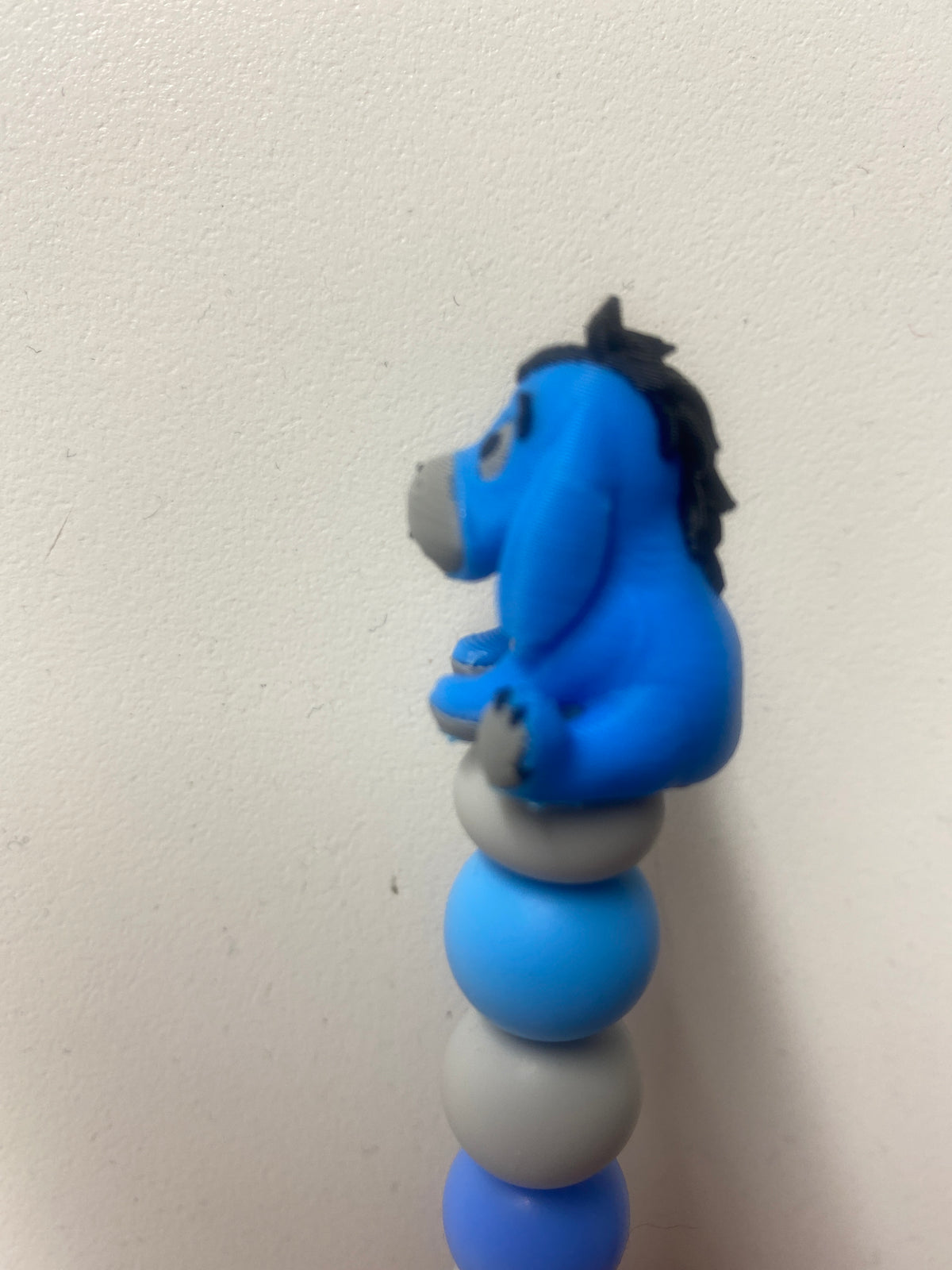 Eeyore custom beaded crochet hook