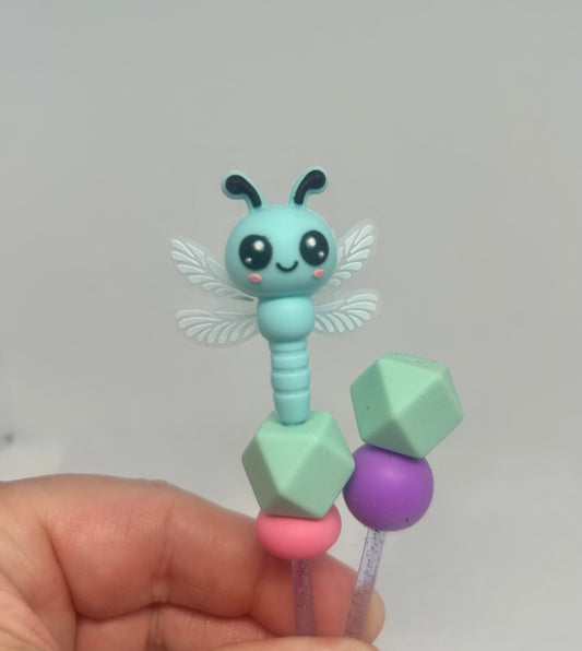 Dragonfly Amigurumi sticks