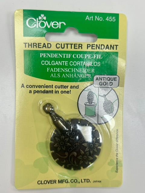 Clover thread cutter pendant