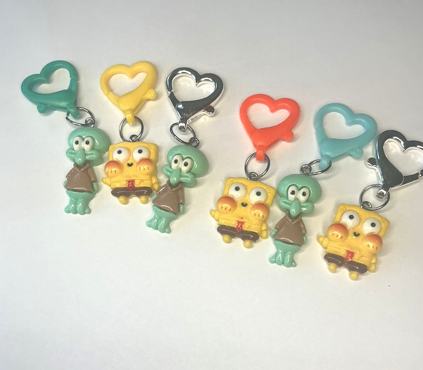 Spongebob , Squidward Stitch markers