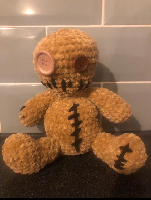 Voodoo crochet plushie hand made