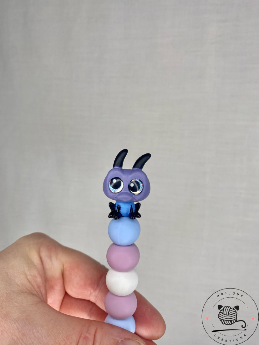 Cri Kee Disney Doorable custom beaded crochet hook