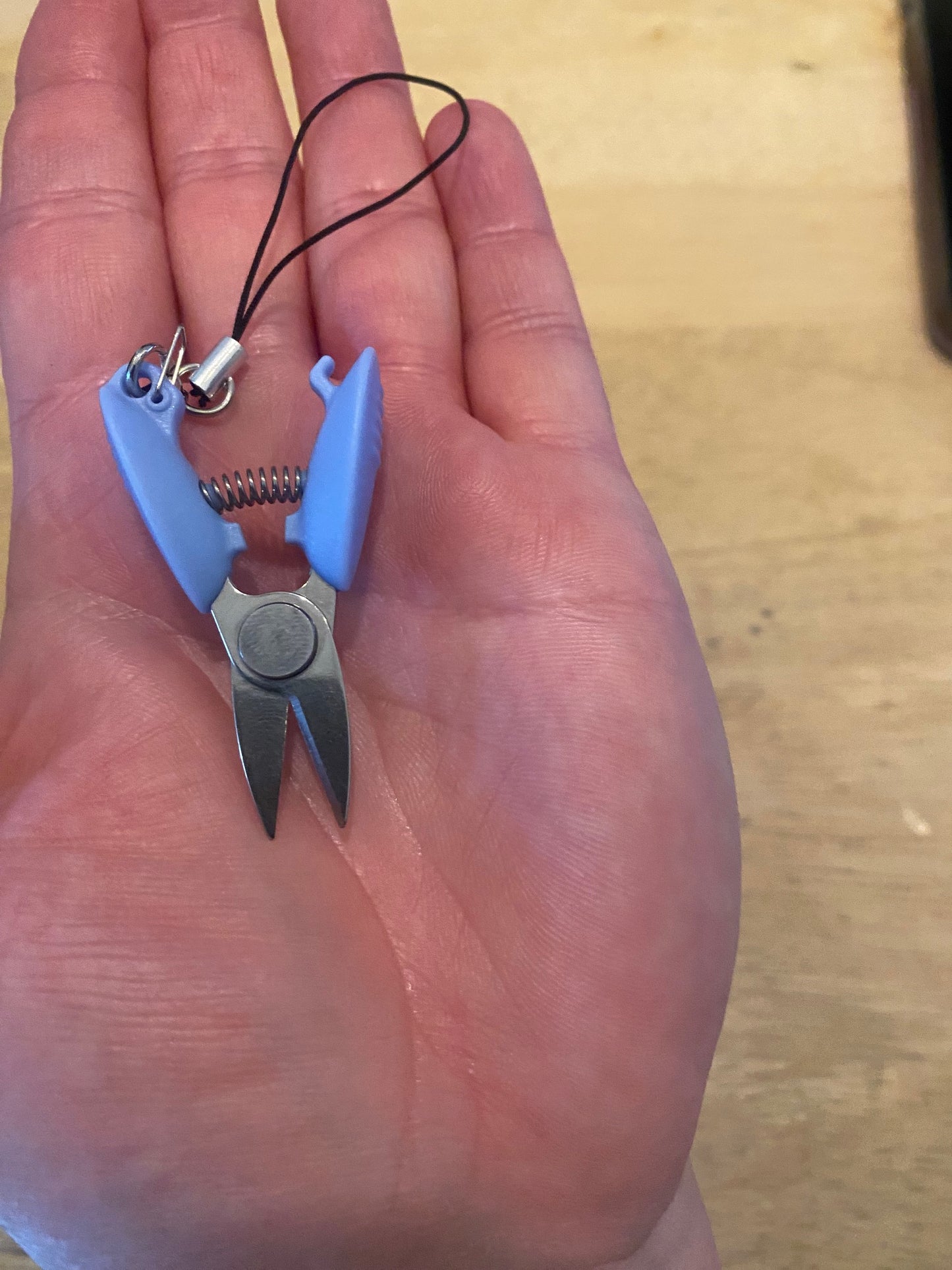 Neat travel scissors