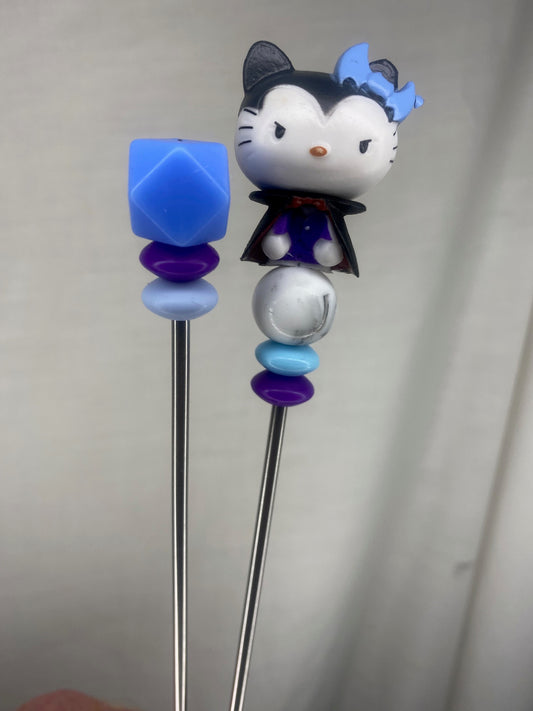 Hello kitty vampire amigurumi sticks