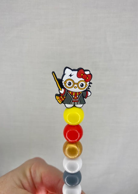 Harry Hello kitty custom beaded crochet hook