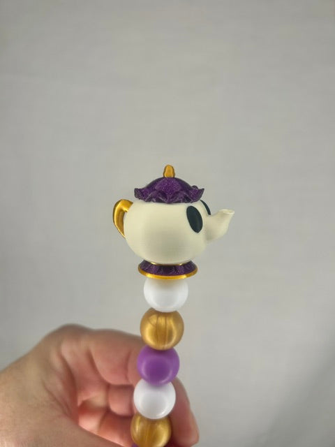 Beauty and the Beast custom beaded crochet hooks ( Pre order)