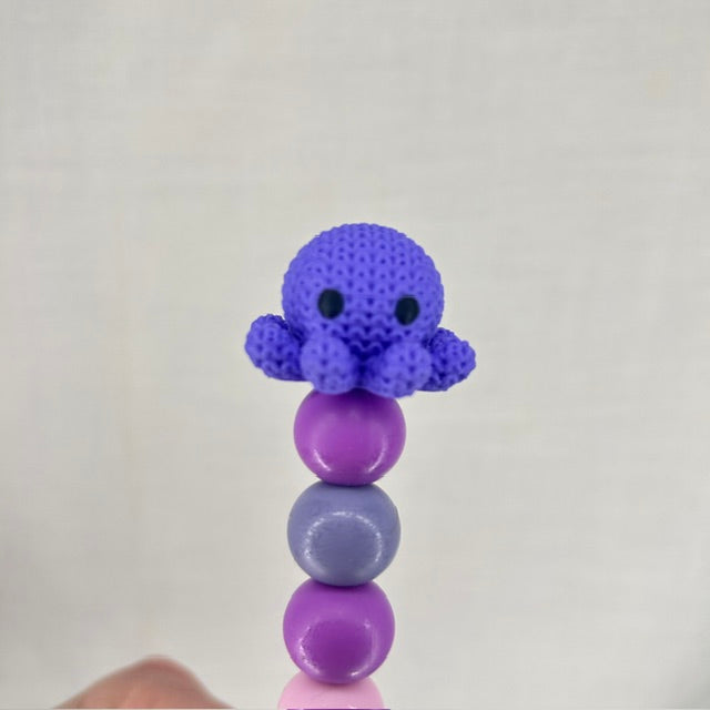 Crochet effect Octopus custom beaded crochet hook