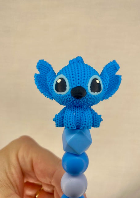 Crocheted Stitch custom beaded crochet hook