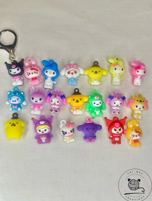 X 2 random stitch  markers Sanrio