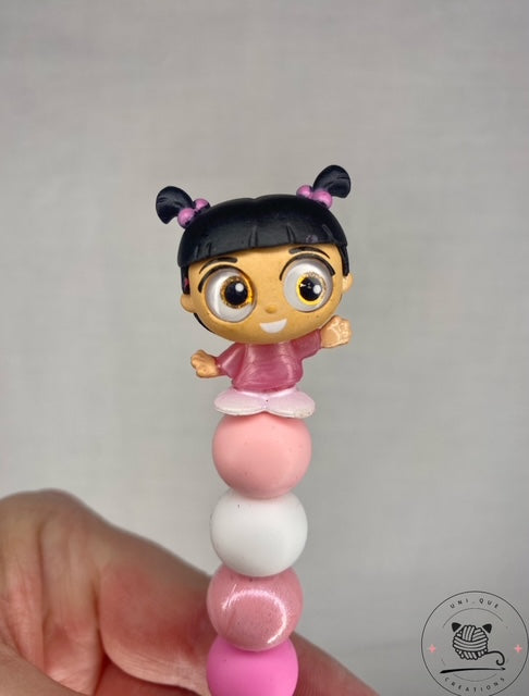 Boo disney doorable custom beaded crochet hook