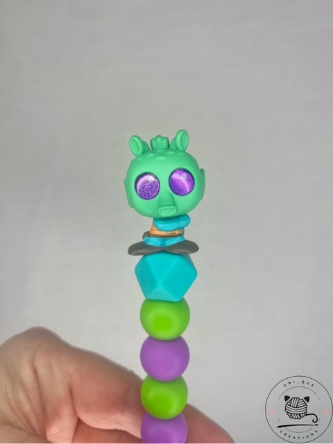 Greedo disney doorable custom beaded crochet hook