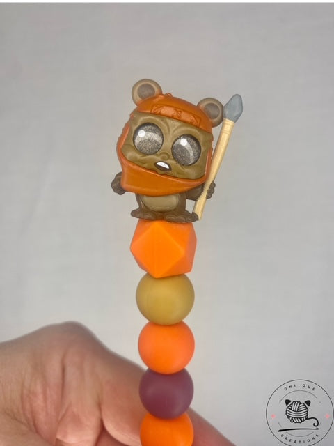 Ewok disney doorable custom beaded crochet hook
