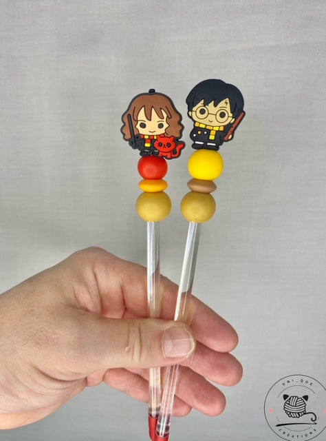 Harry and Hermione stuffing stick