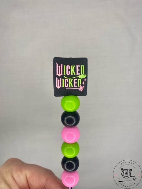 Wicked custom beaded crochet hook