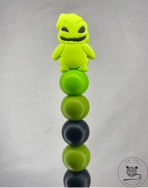 Oogie Boogie custom beaded crochet hook