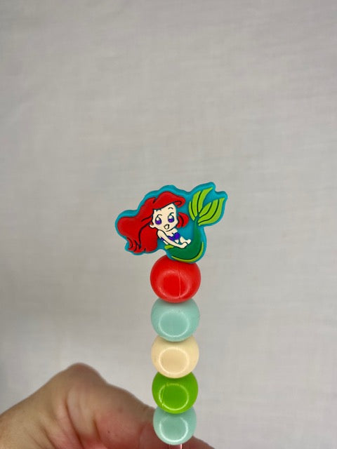 Ariel custom beaded crochet hook