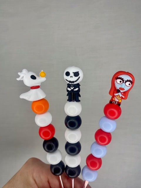 Nightmare before Christmas  custom beaded crochet hook