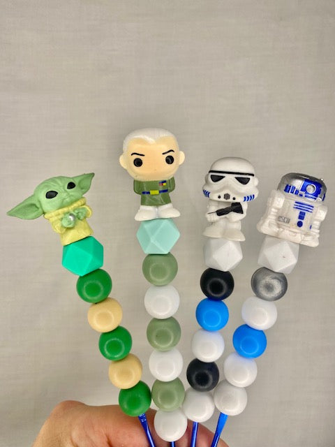 Star wars custom beaded crochet hook