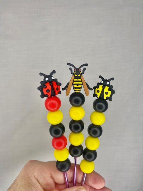 Insect custom beaded crochet hook