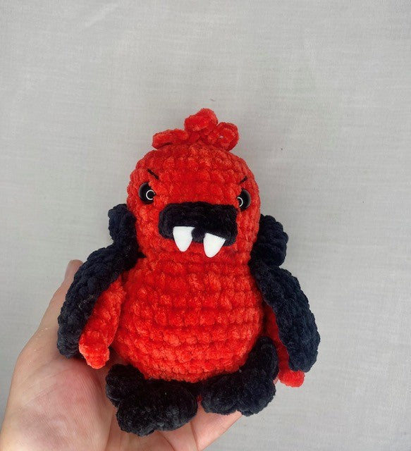 Dracula duck plushie