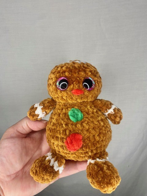Gingerbread man finished plushie
