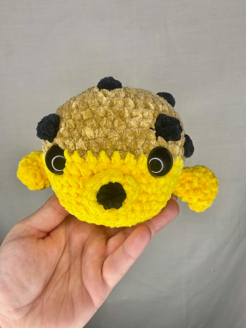 Pufferfish finished plushie