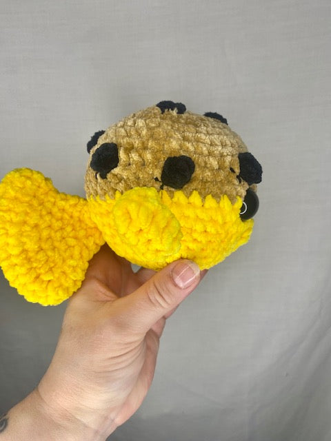 Pufferfish finished plushie