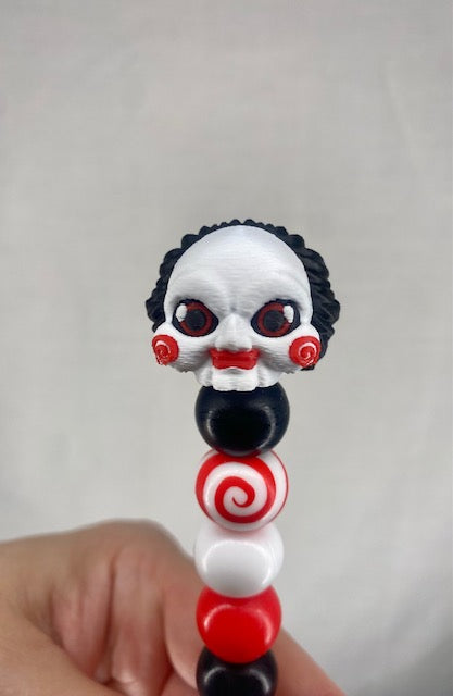 Saw custom beaded crochet hook