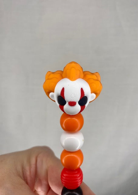 Pennywise custom beaded crochet hook