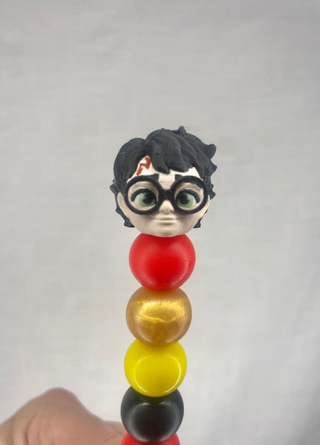Harry potter custom beaded crochet hook