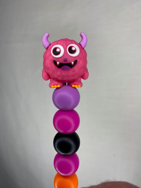 Monster custom beaded crochet hook